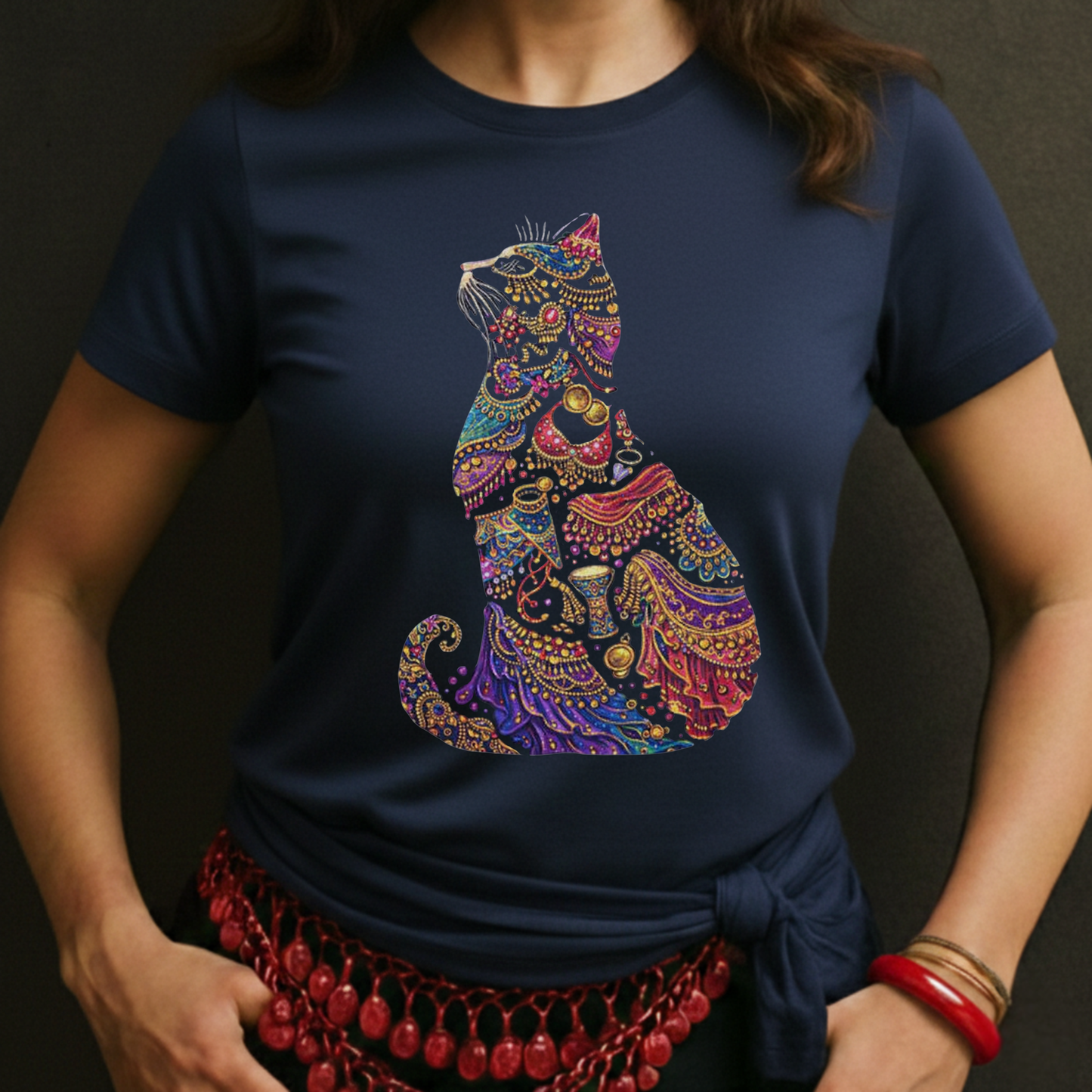 Belly Dance Cat Tee