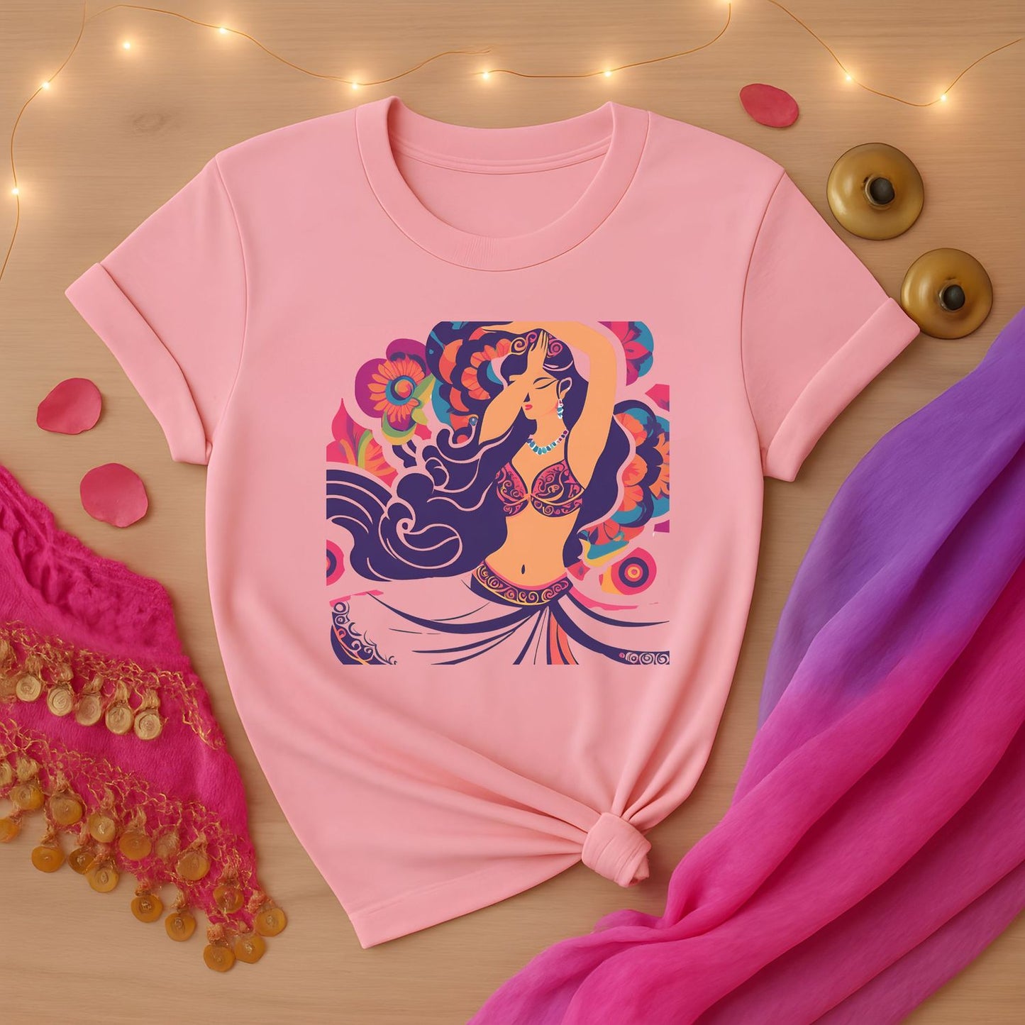 Abstract Belly Dancer Tee
