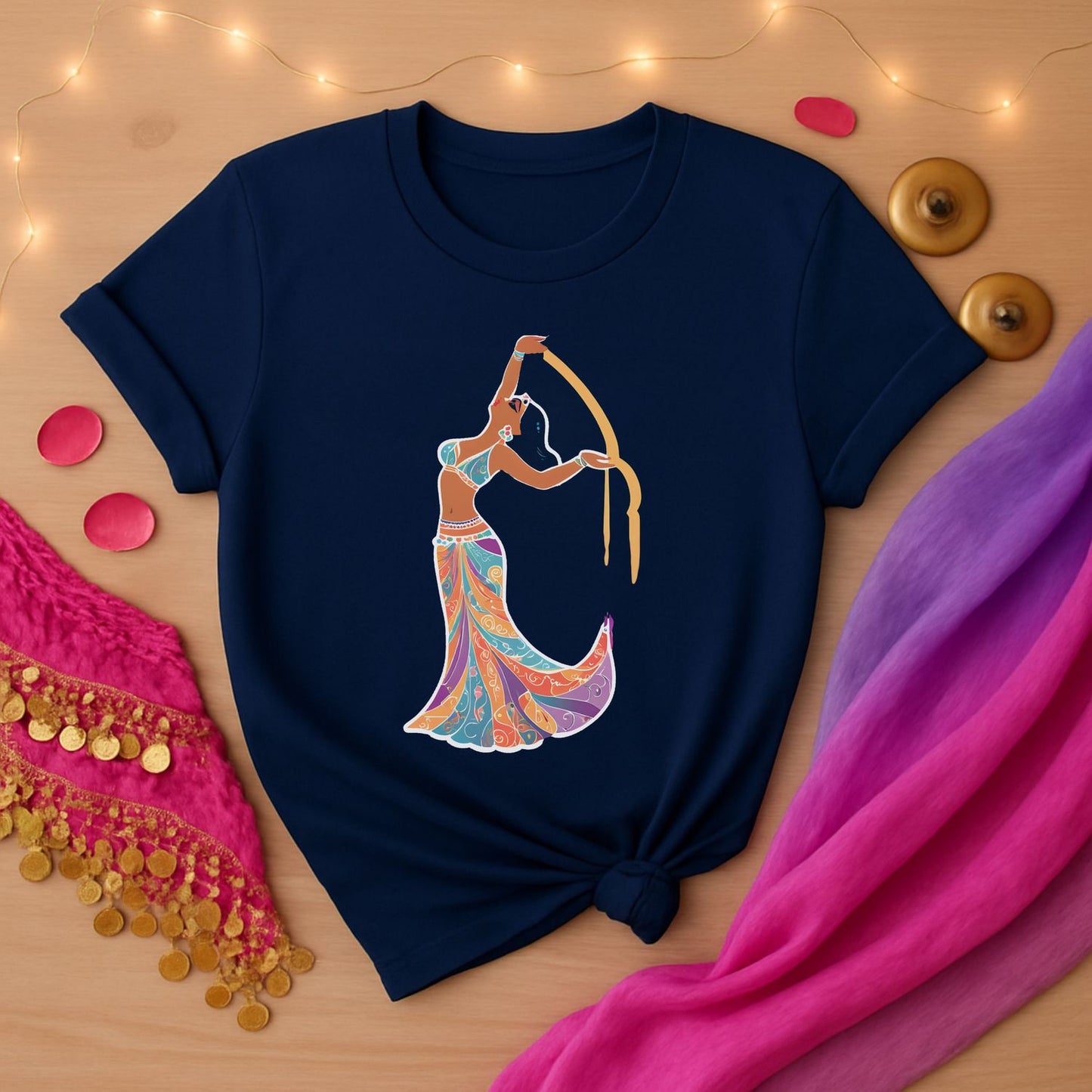 Double Veil Belly Dancer Tee