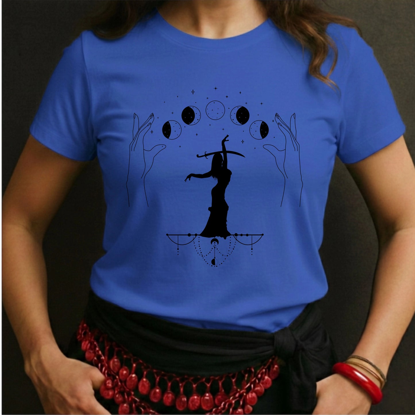 Hands With Moon And Dancer Tee
