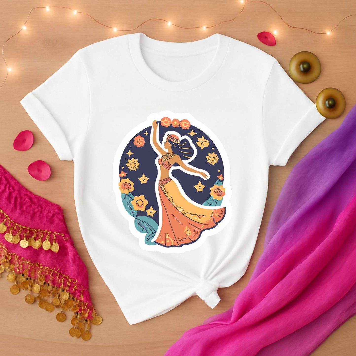 Yellow Dancer Goddess Tee