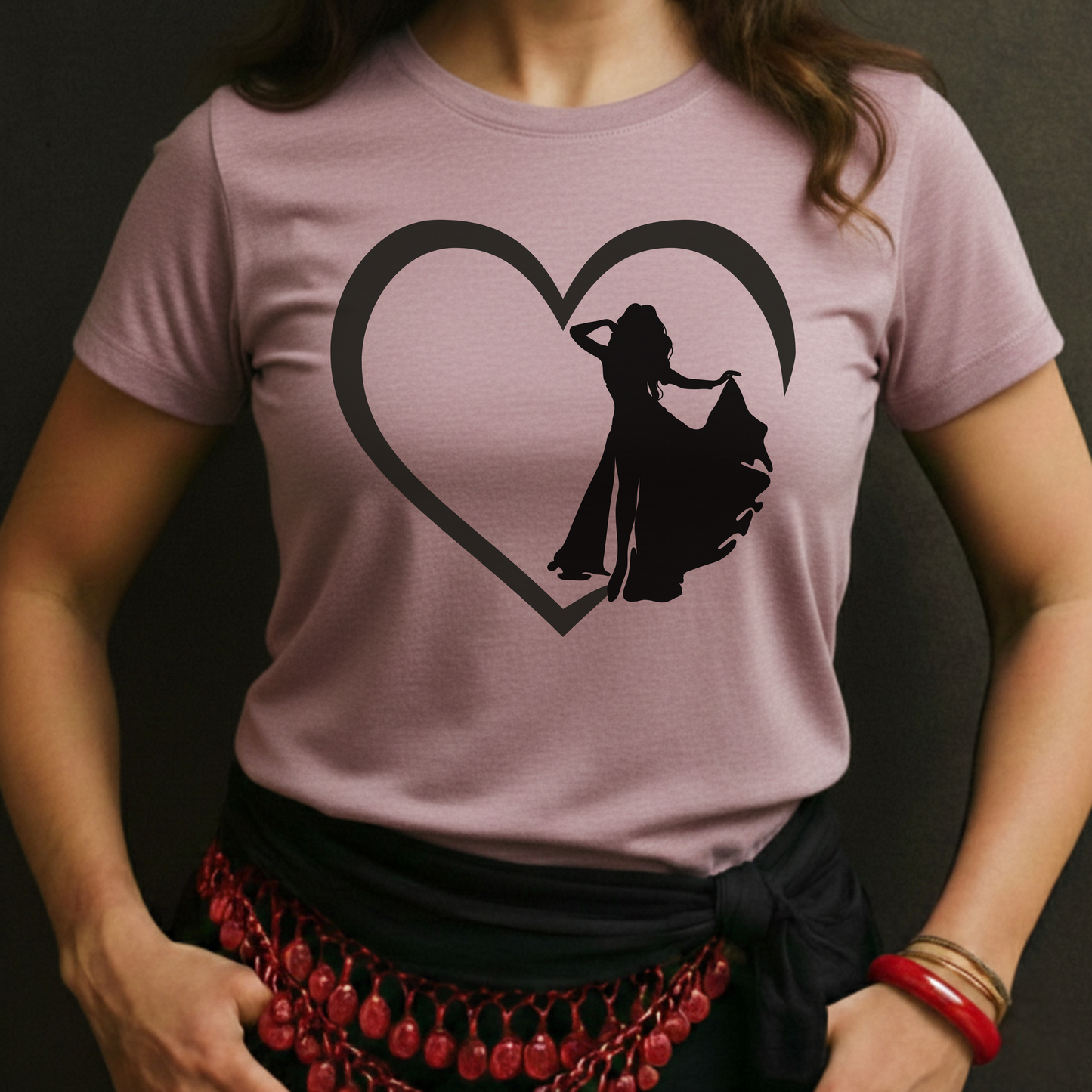 Belly Dancer Heart Tee