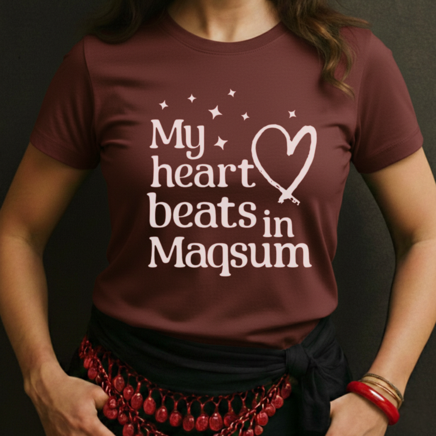My Heart Beats In Maqsum Tee