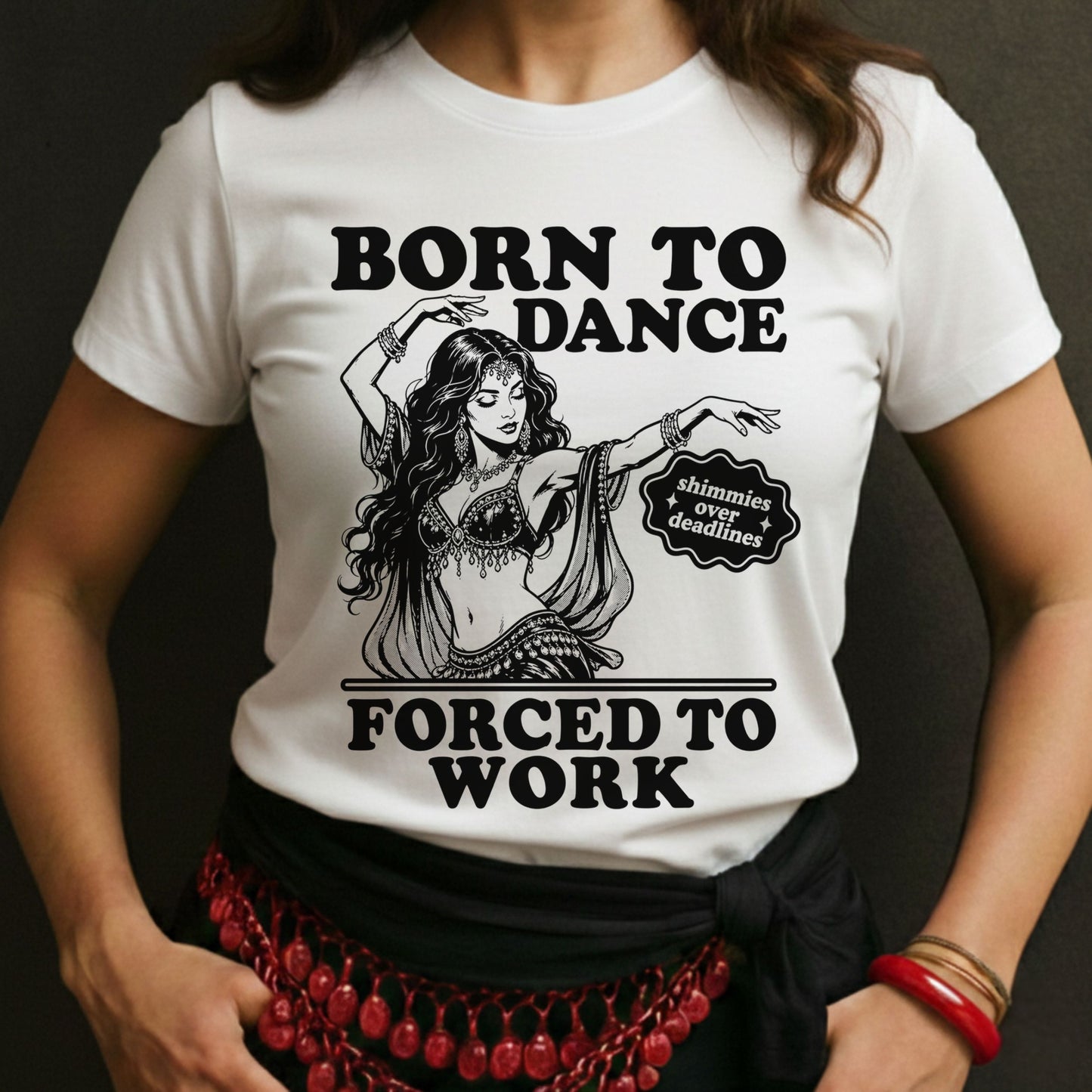 Born To Dance Forced To Work Tee