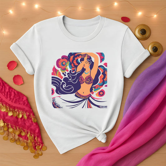 Abstract Belly Dancer Tee