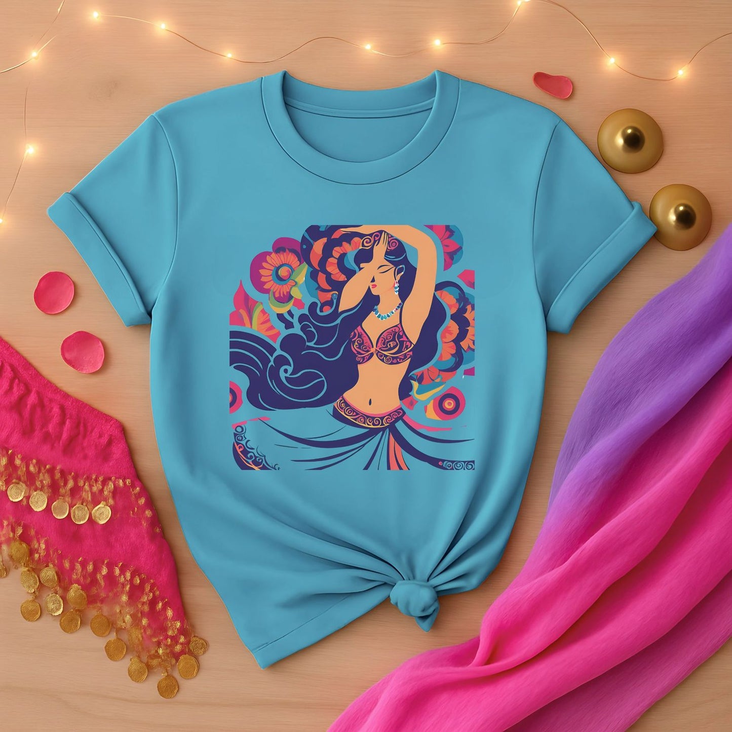 Abstract Belly Dancer Tee