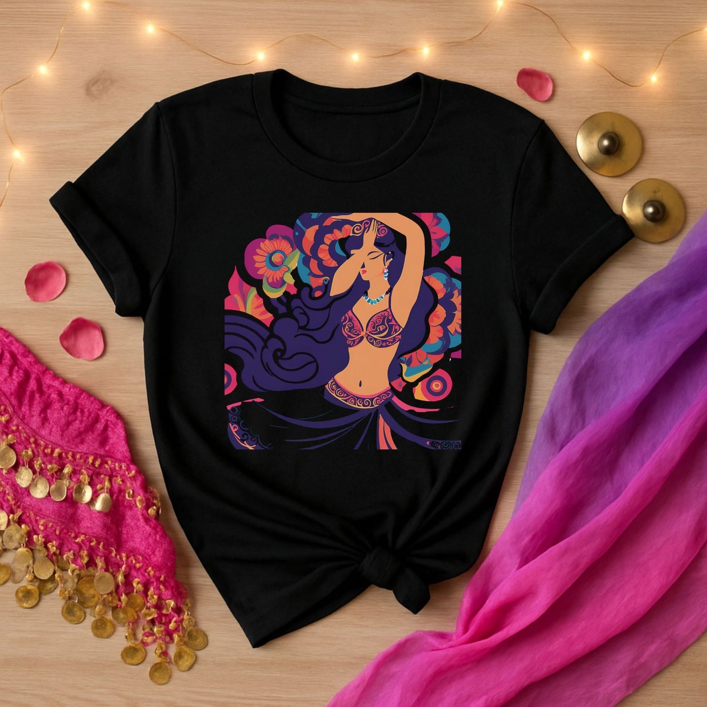 Abstract Belly Dancer Tee