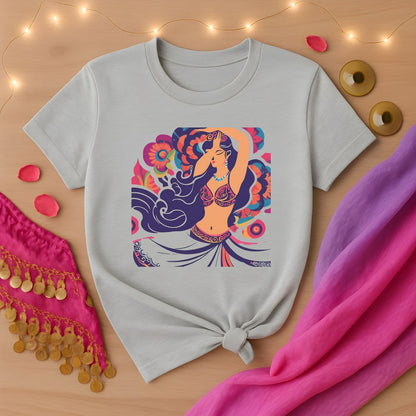 Abstract Belly Dancer Tee