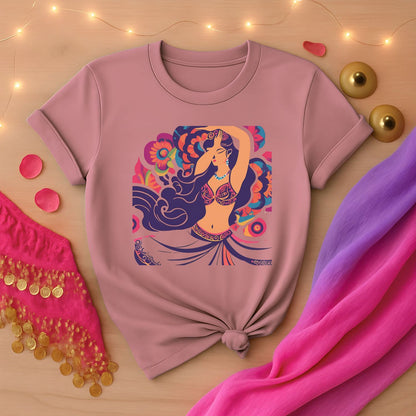Abstract Belly Dancer Tee