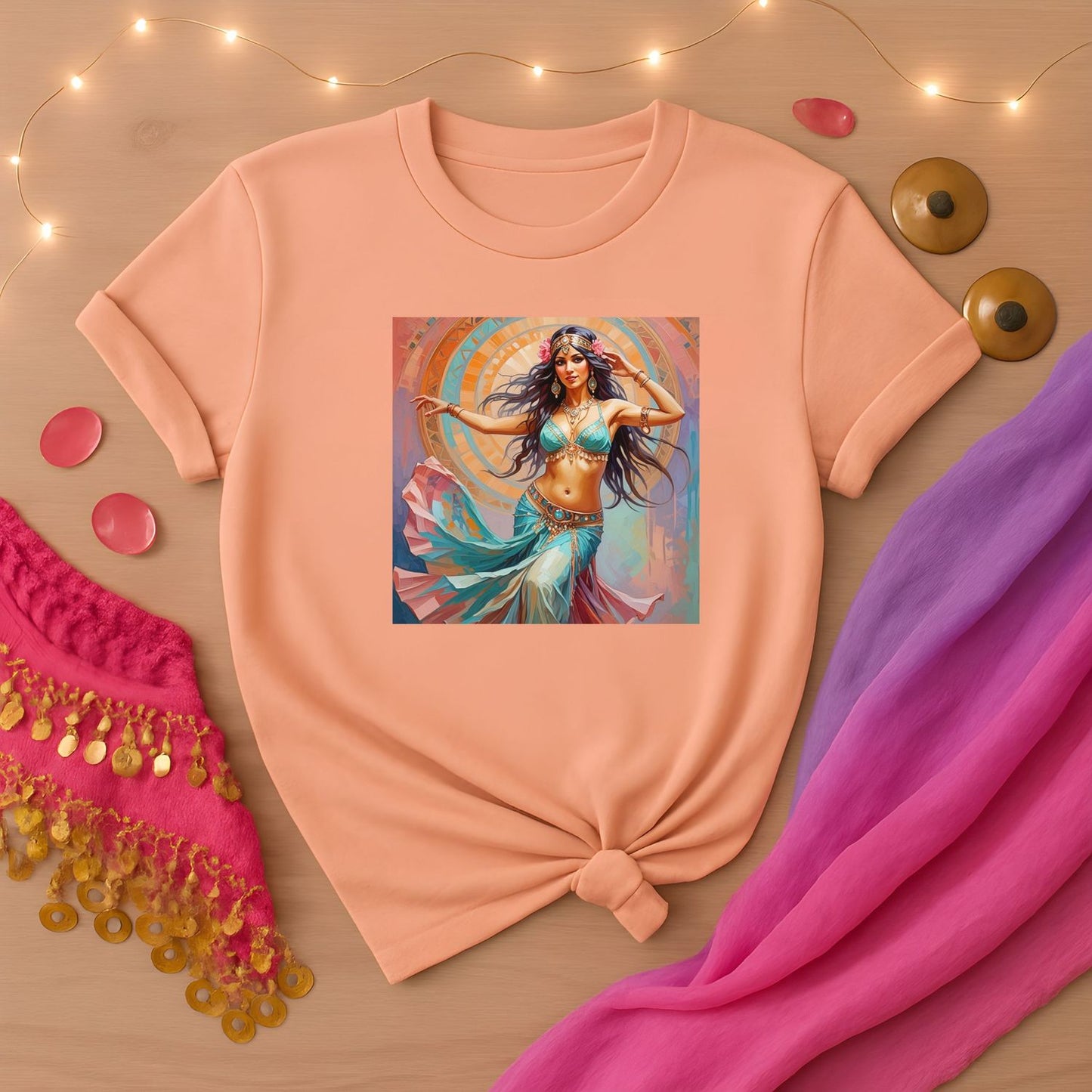 Belly Dancer Art Nouveau Tee