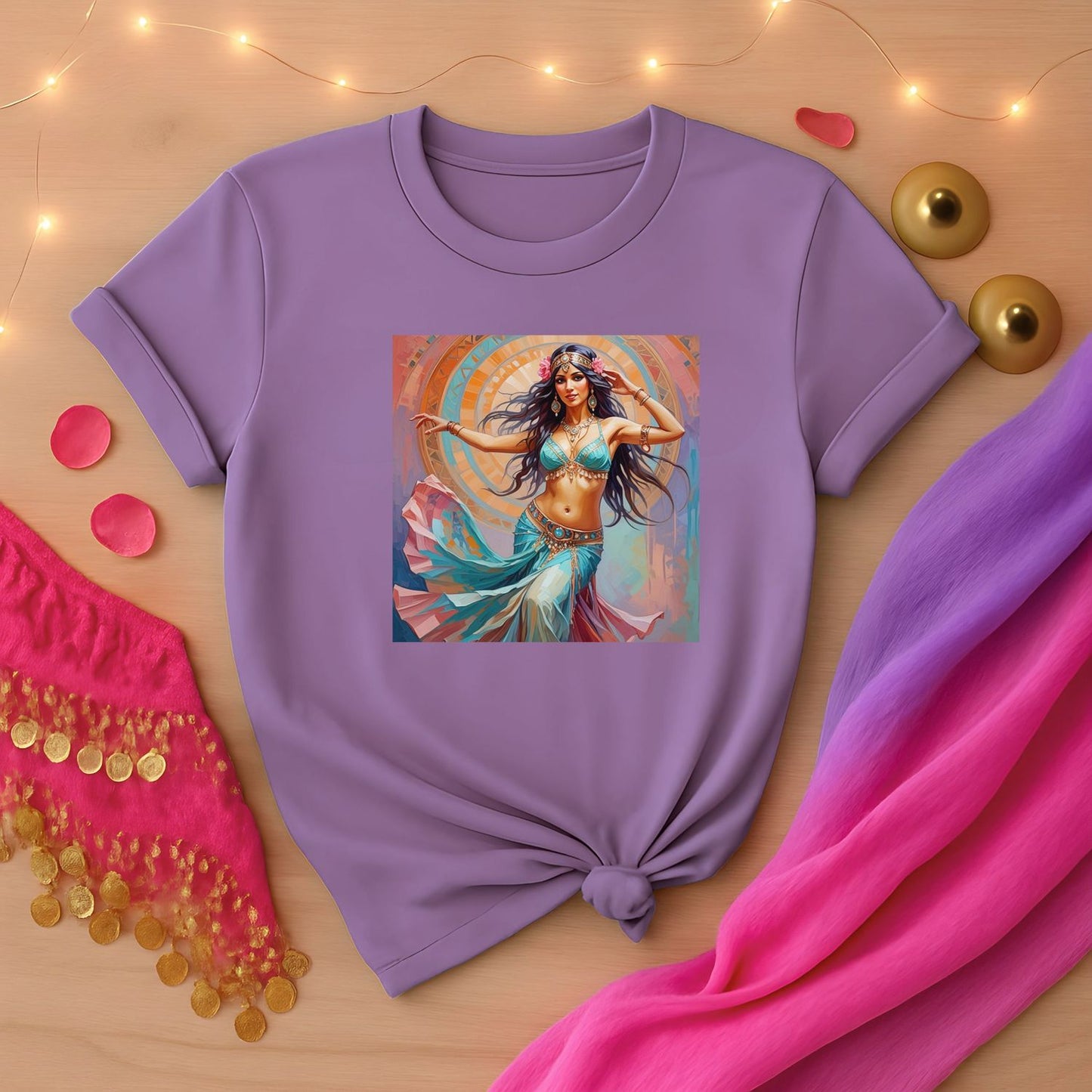 Belly Dancer Art Nouveau Tee