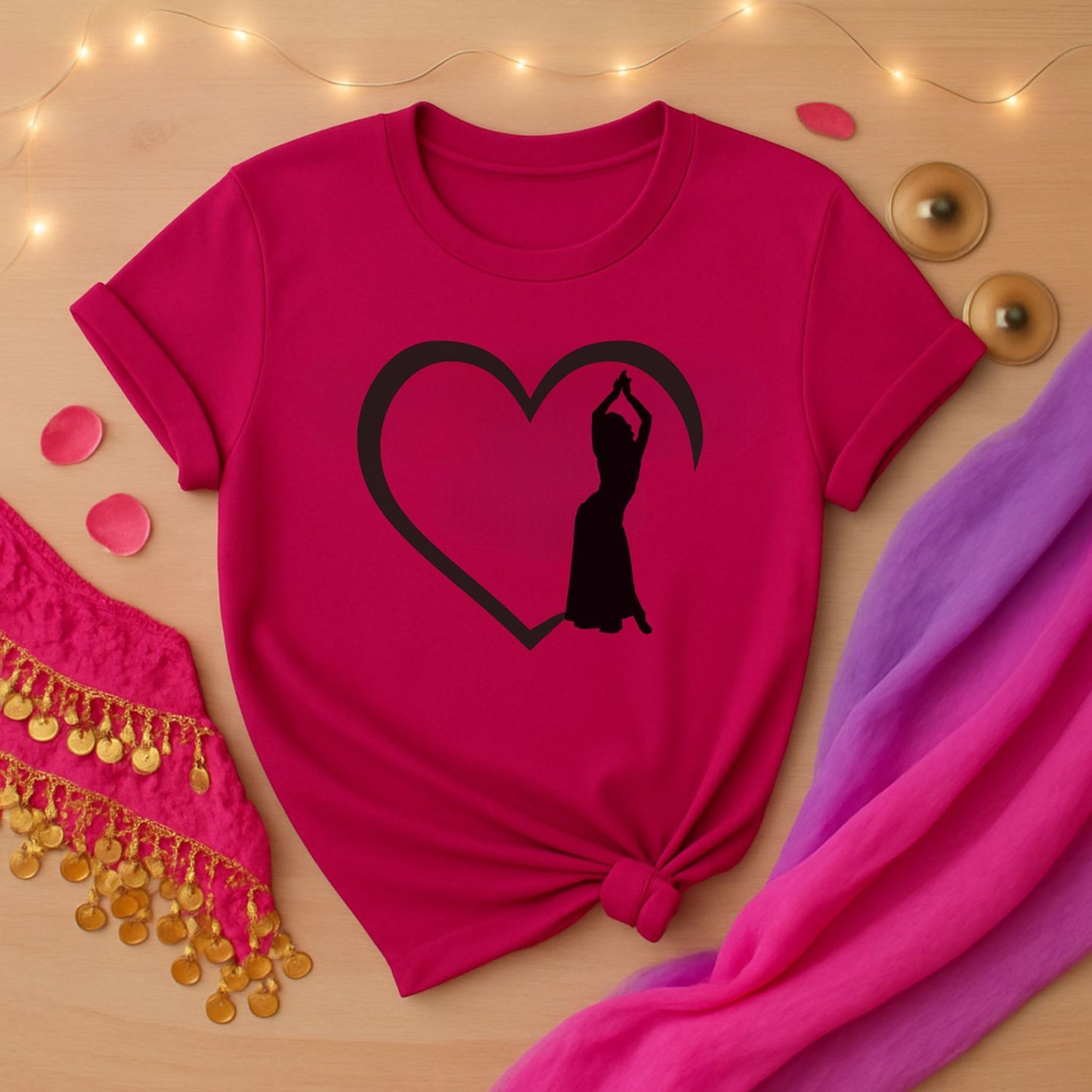 Belly Dancer Heart 2 Tee