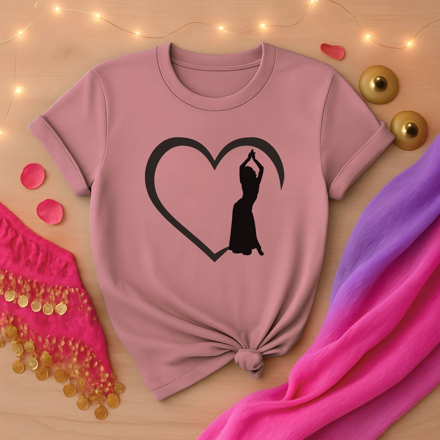 Belly Dancer Heart 2 Tee