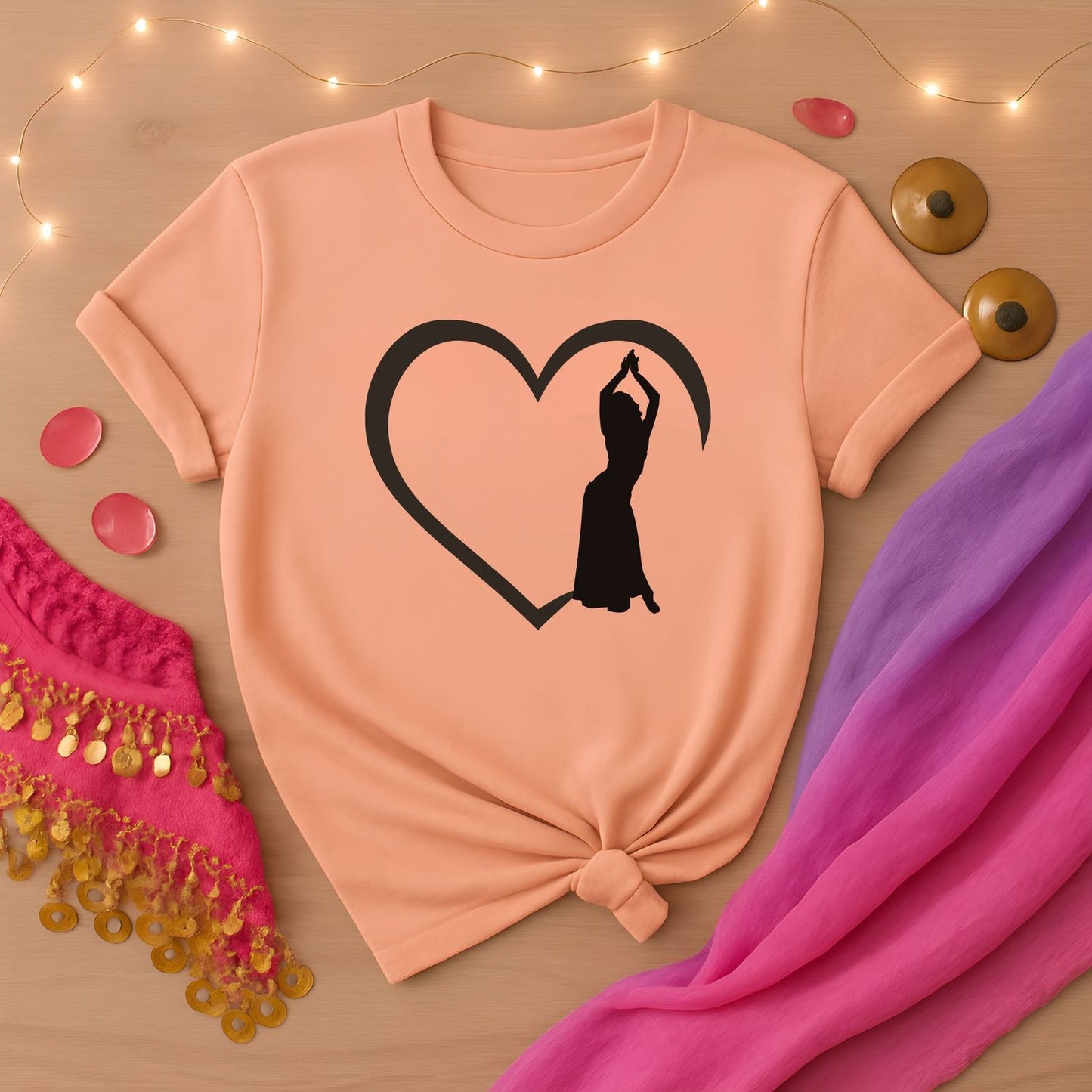 Belly Dancer Heart 2 Tee