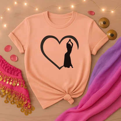 Belly Dancer Heart 2 Tee
