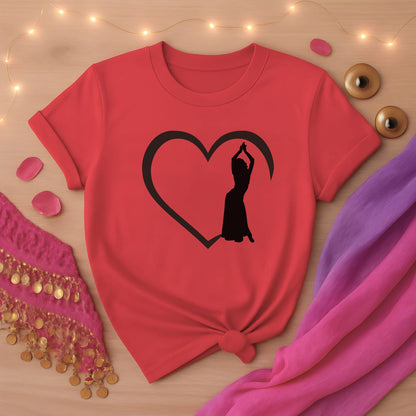 Belly Dancer Heart 2 Tee