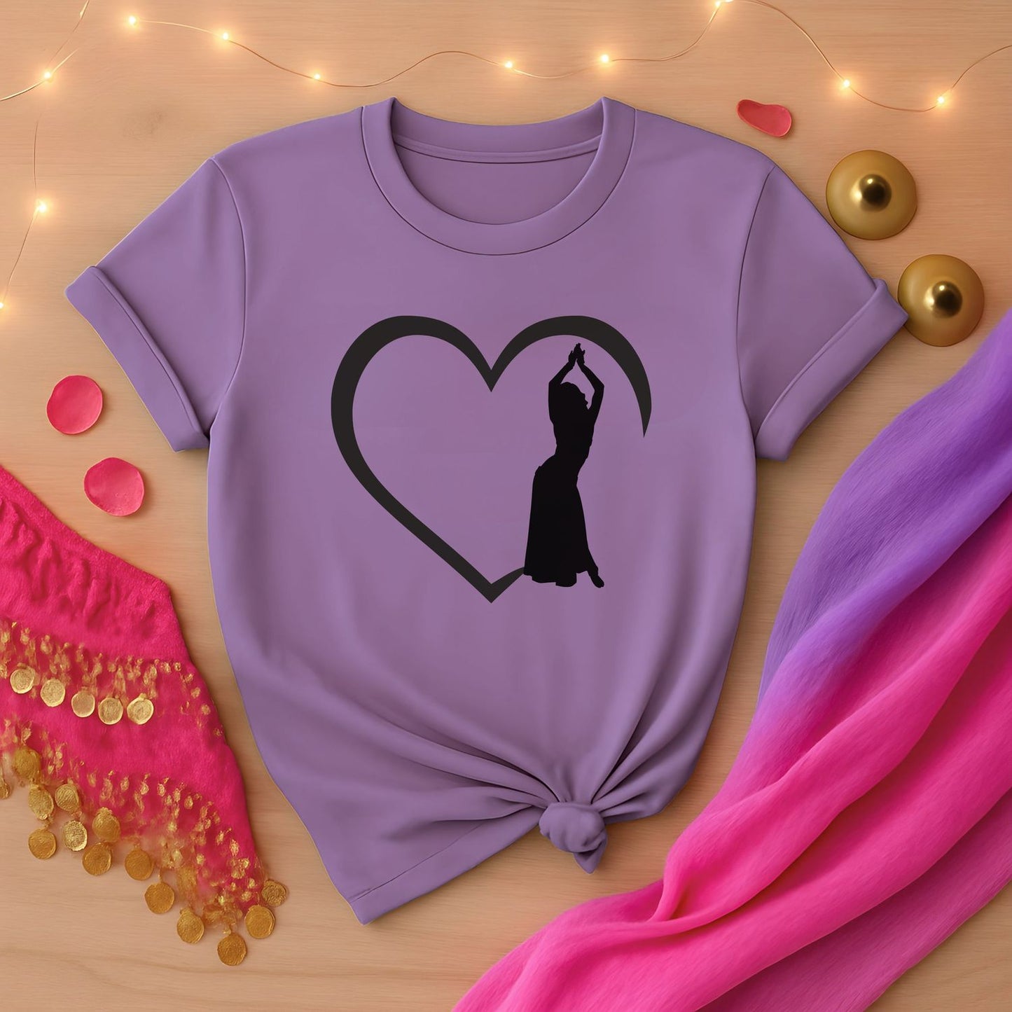 Belly Dancer Heart 2 Tee