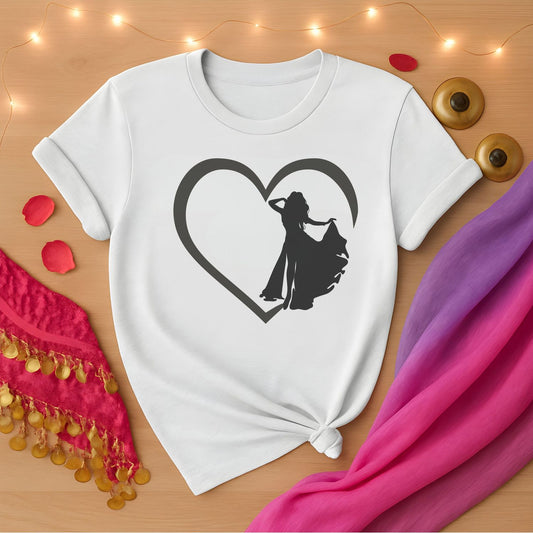 Belly Dancer Heart Tee