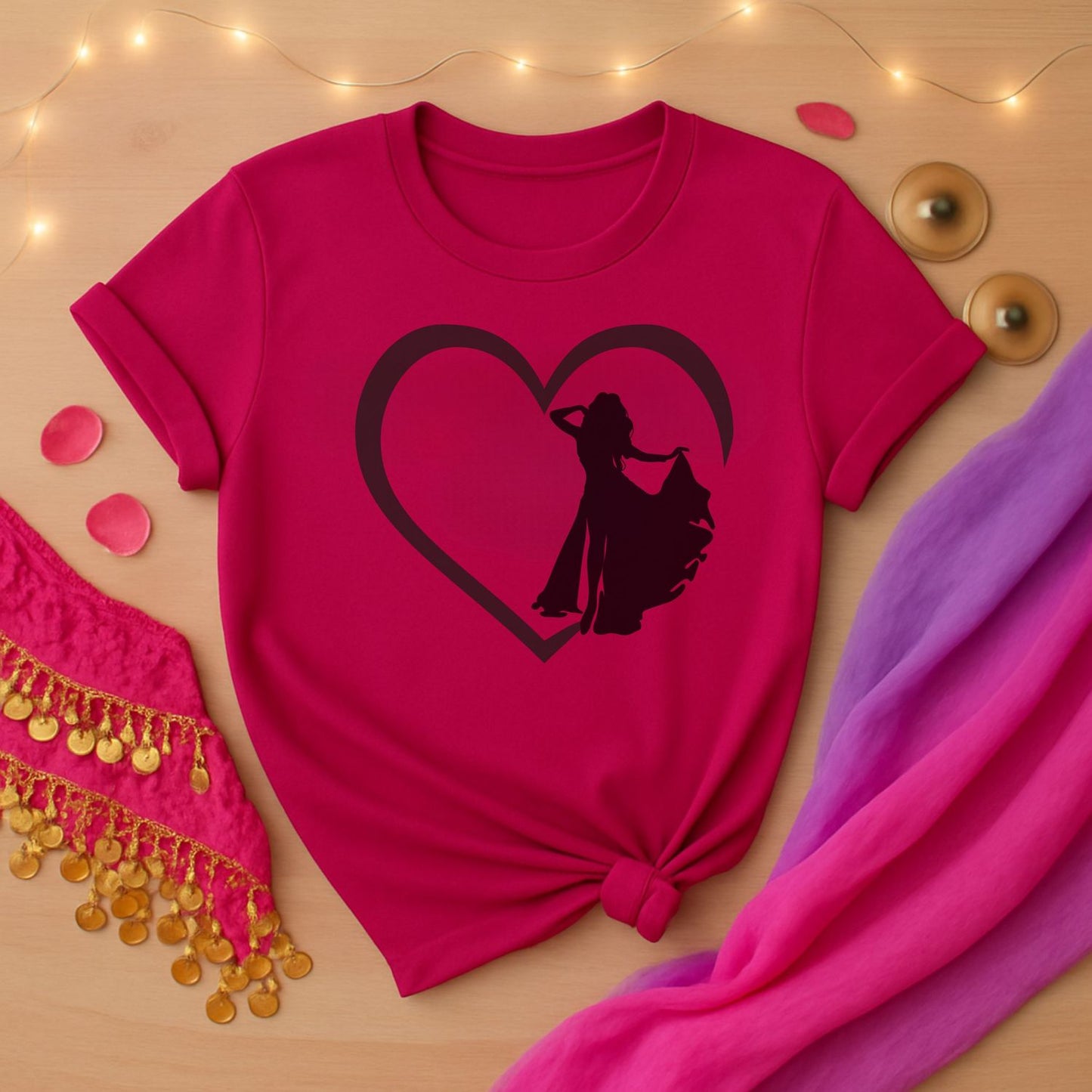 Belly Dancer Heart Tee