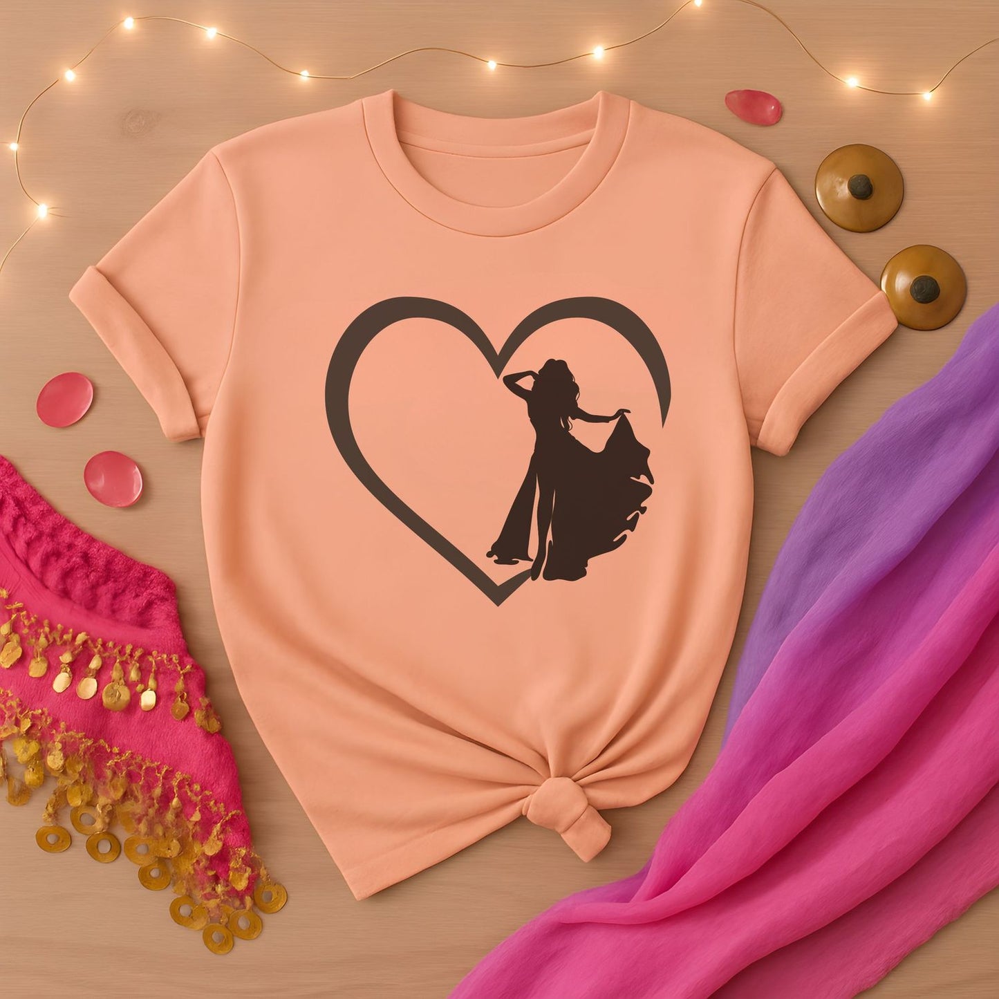 Belly Dancer Heart Tee