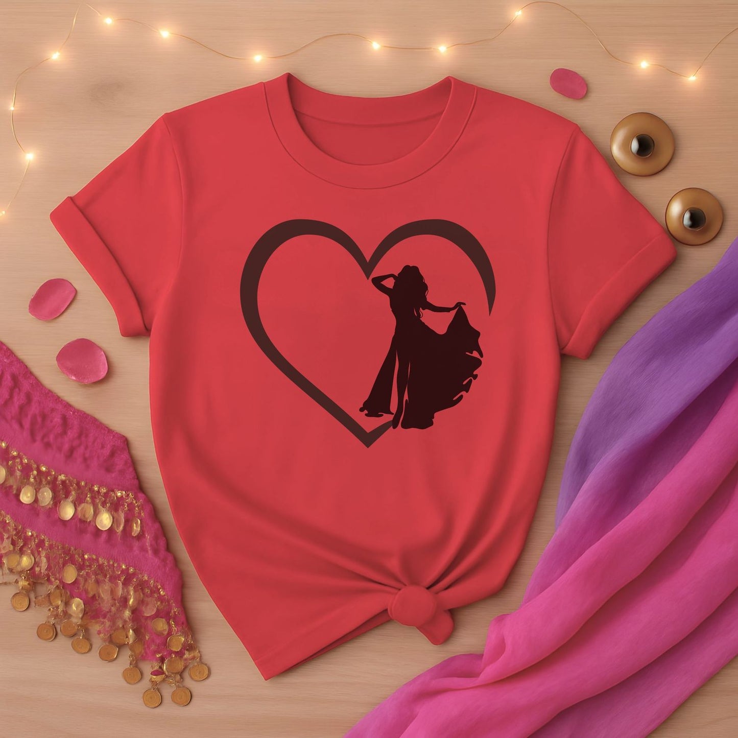Belly Dancer Heart Tee