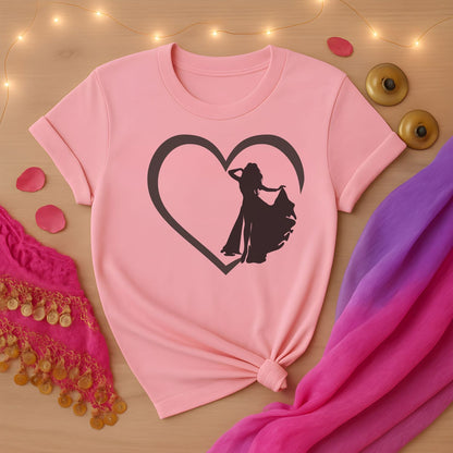 Belly Dancer Heart Tee