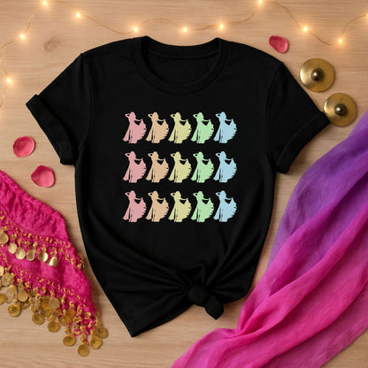 Belly Dancer Rainbow Tee