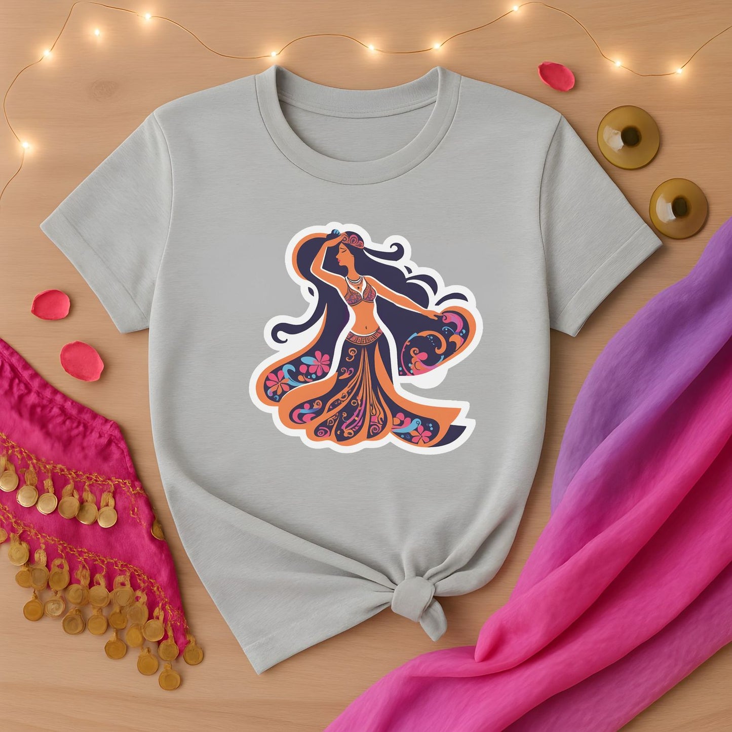 Belly Dancer Sticker Tee