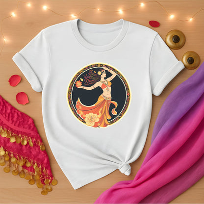 Belly Dancer Yellow Goddess Tee