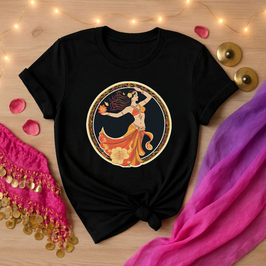 Belly Dancer Yellow Goddess Tee
