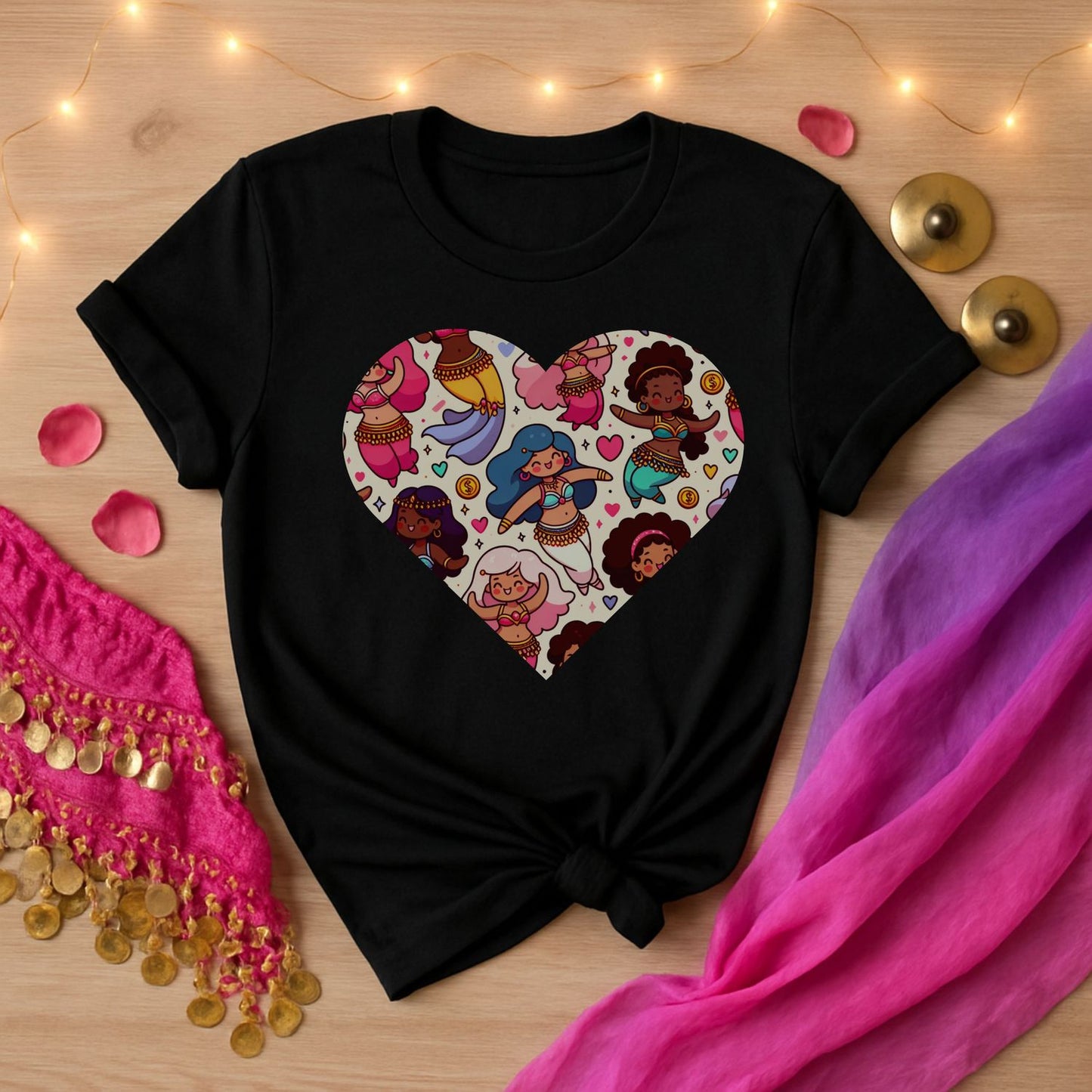 Belly Dancers Kawaii Heart Tee