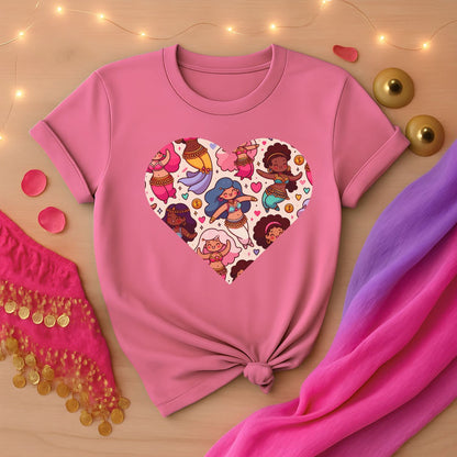 Belly Dancers Kawaii Heart Tee
