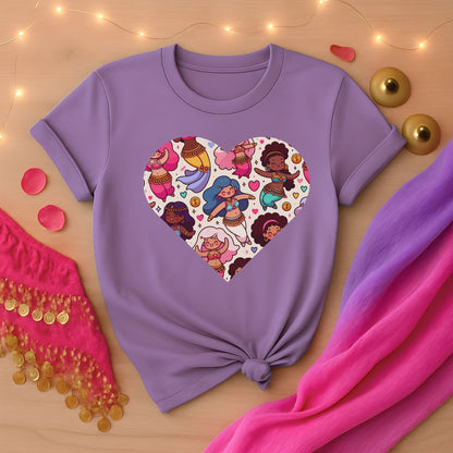 Belly Dancers Kawaii Heart Tee