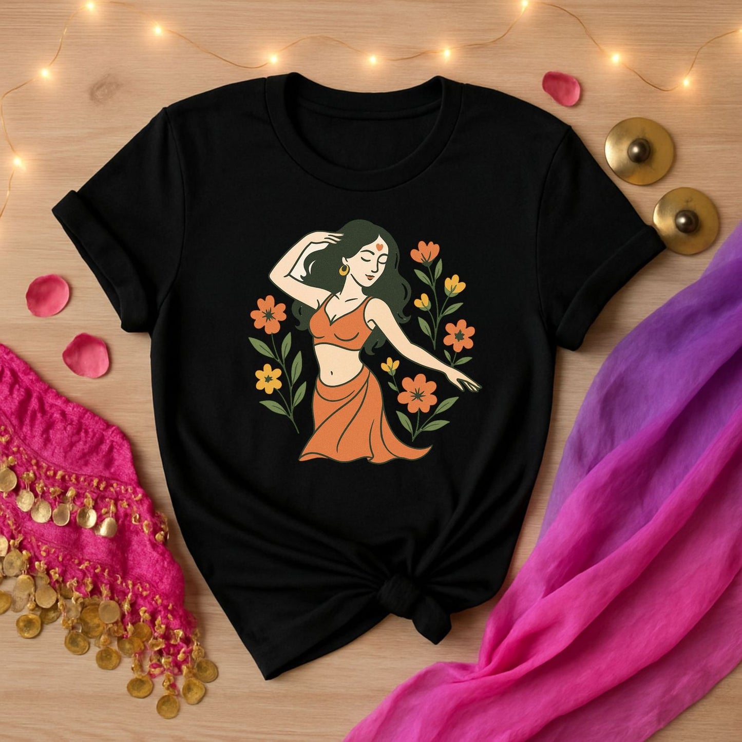 Belly Dance Among Wildflowers Tee