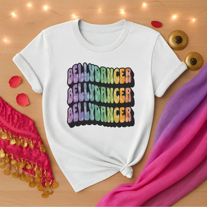Bellydancer Rainbow Wave Tee