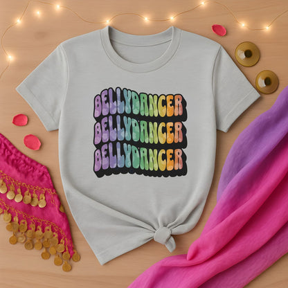 Bellydancer Rainbow Wave Tee
