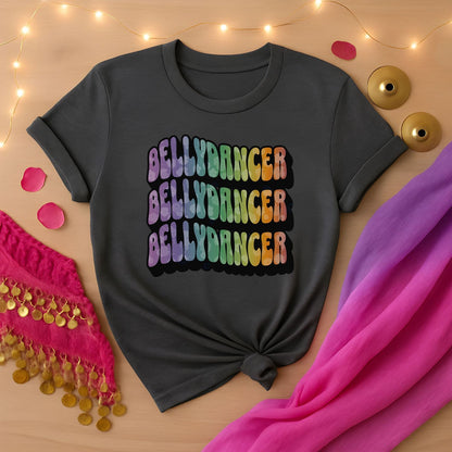 Bellydancer Rainbow Wave Tee