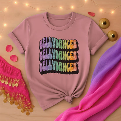 Bellydancer Rainbow Wave Tee