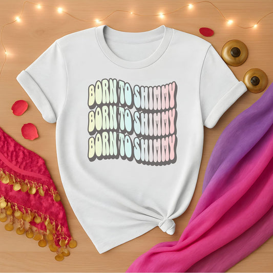 Born To Shimmy Cotton Candy Tee