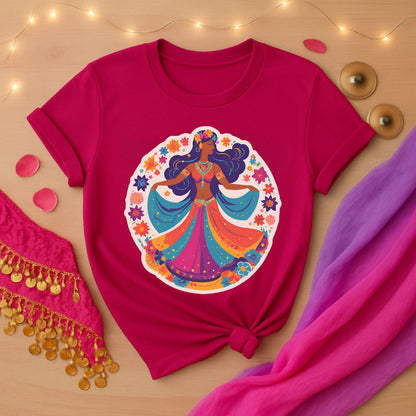 Colorful Belly Dancer Tee