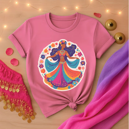 Colorful Belly Dancer Tee