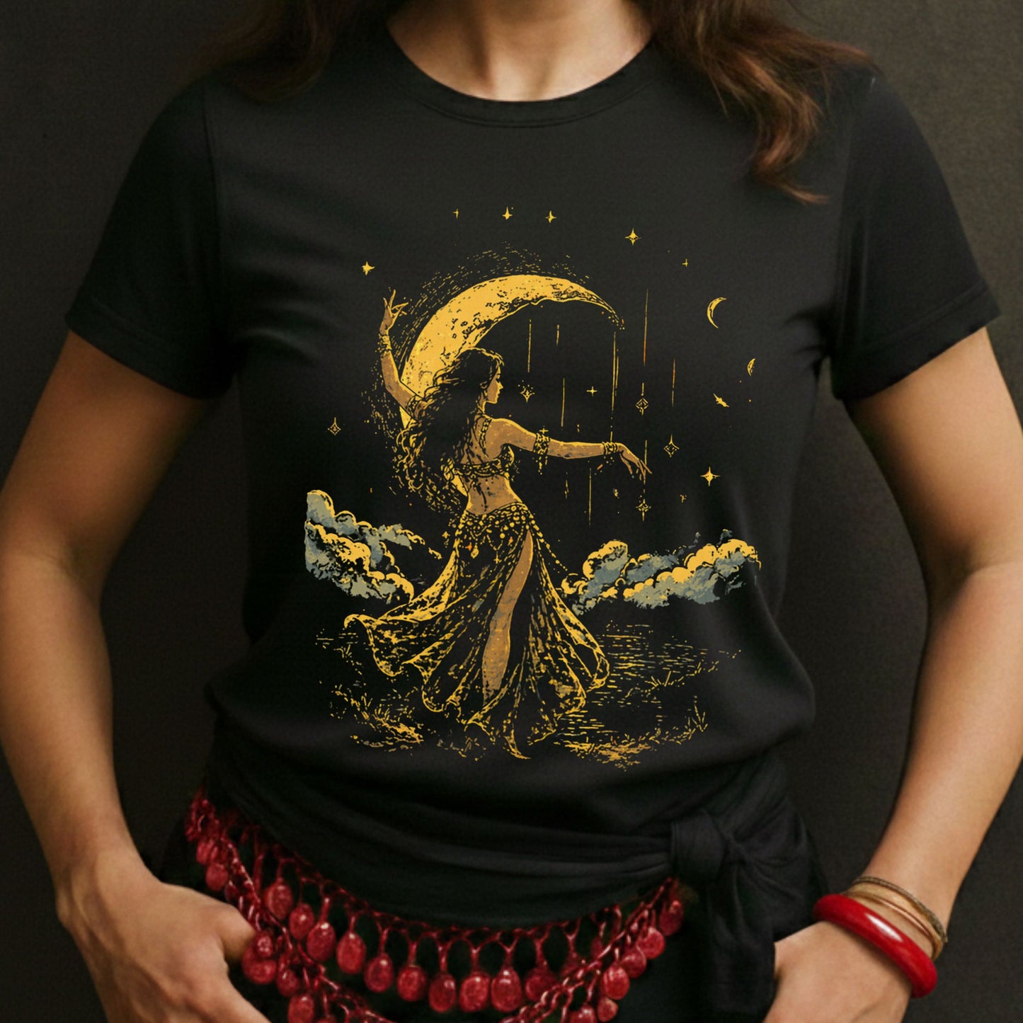 Dancer Under The Moon Painting Tee