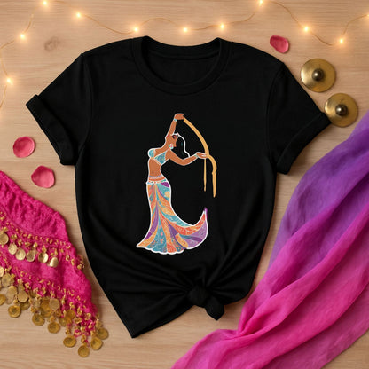 Double Veil Belly Dancer Tee