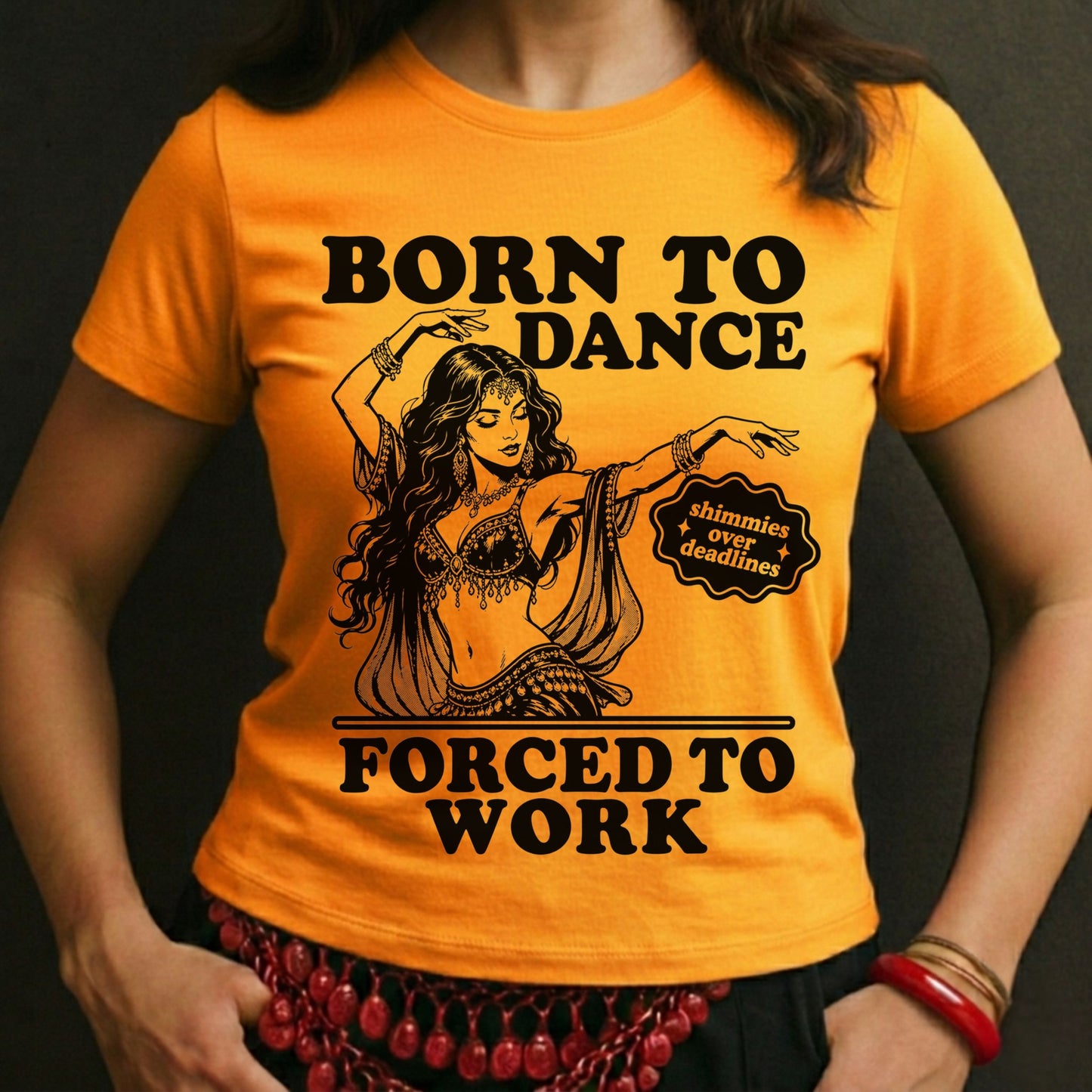 Born To Dance Forced To Work Tee