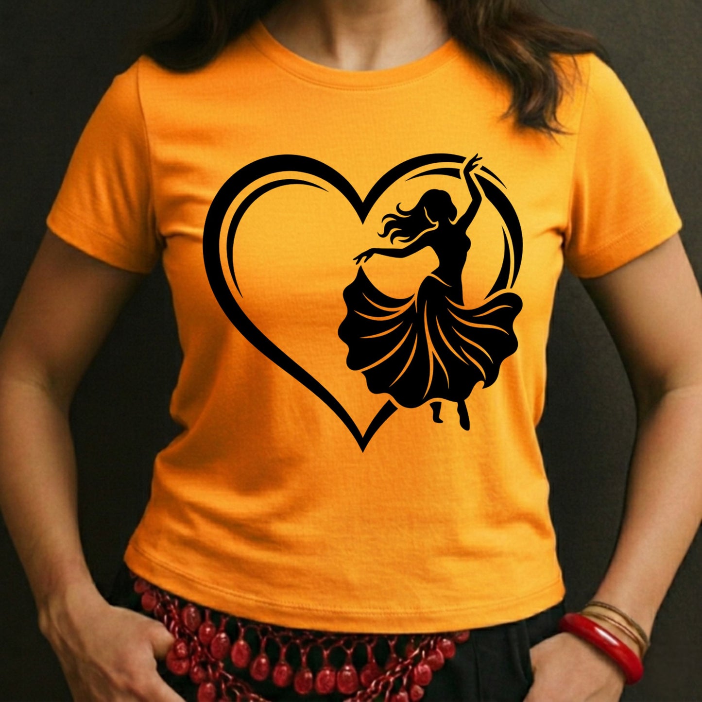Bellydance Heart Tee