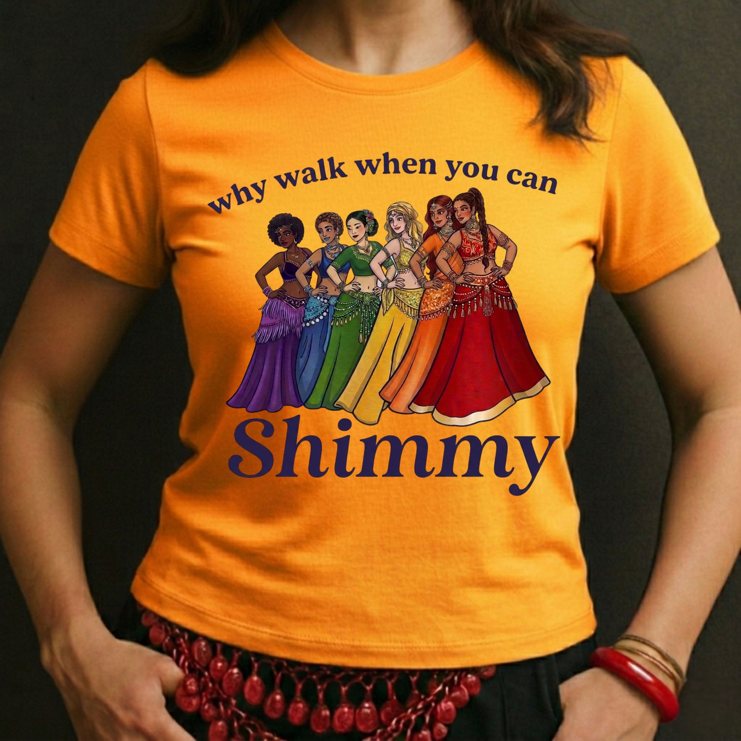 Why Walk When You Can Shimmy Tee