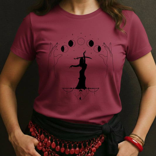 Hands With Moon And Dancer Tee