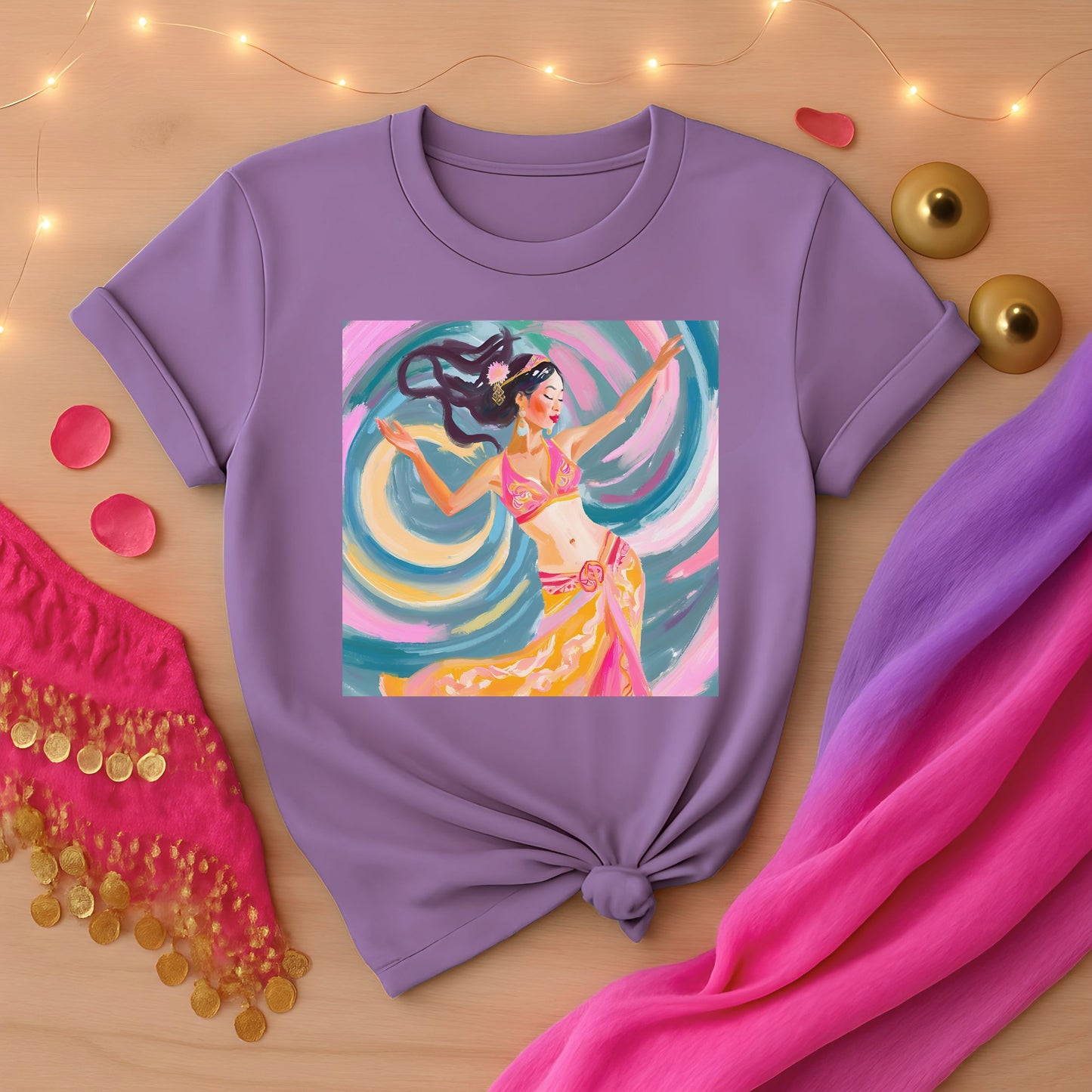 Acrylic Belly Dancer Tee