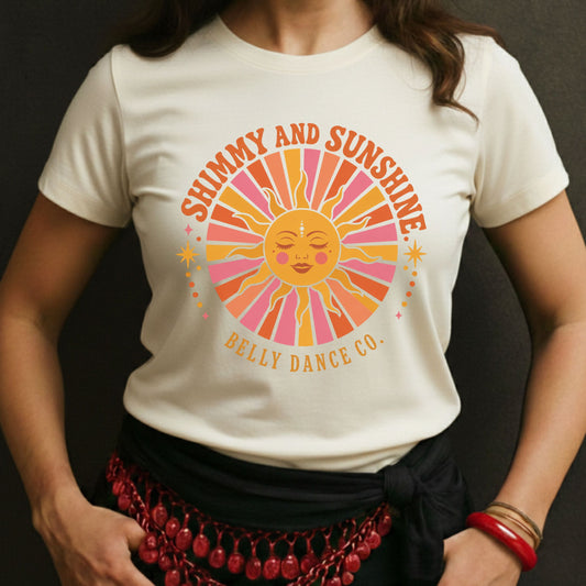 Retro Sunburst Slogan Tee