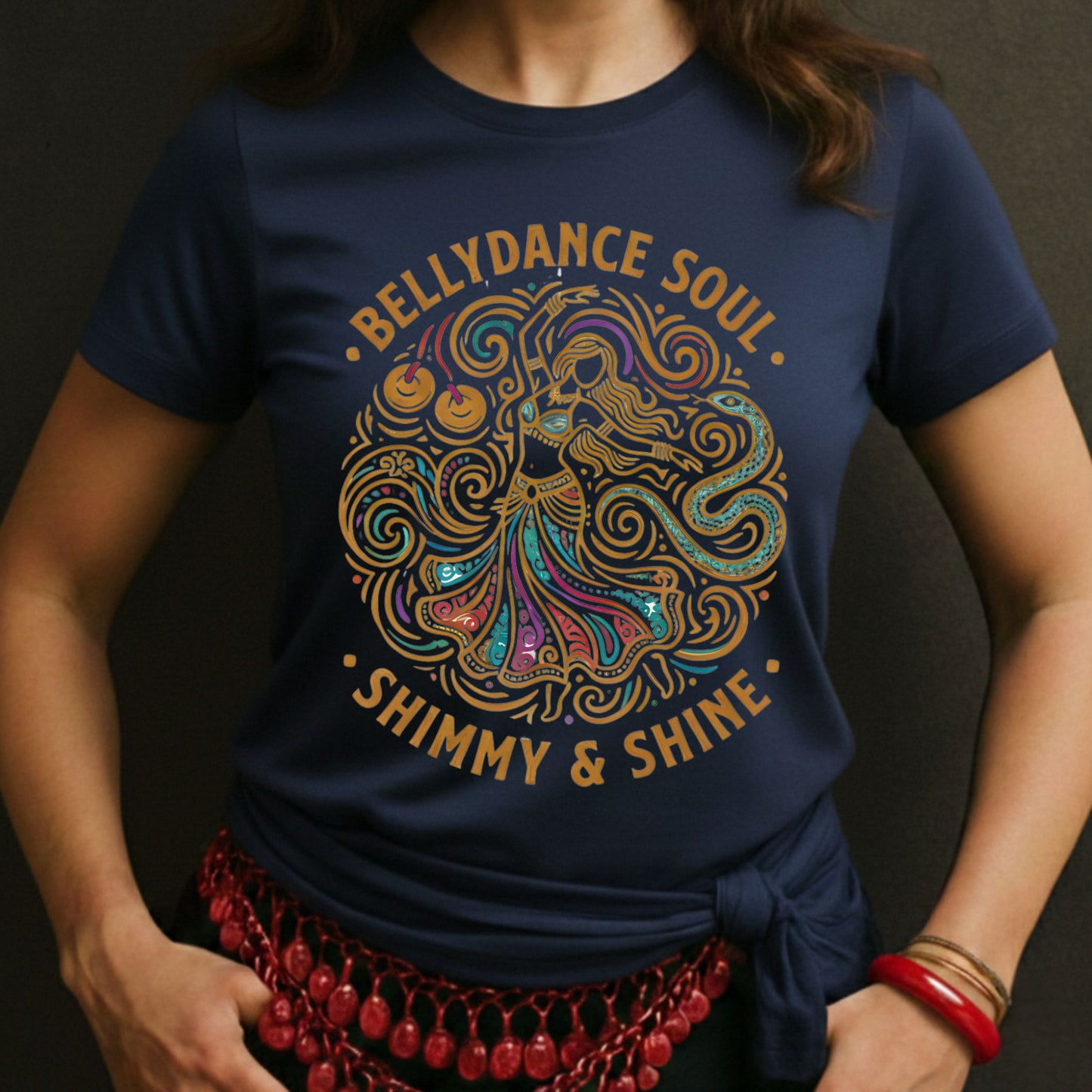 Bellydance Soul Shimmy & Shine Tee